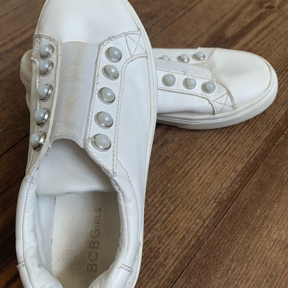 Bcbg girls size 2 white with silver PREOWNED - Picture 7 of 10
